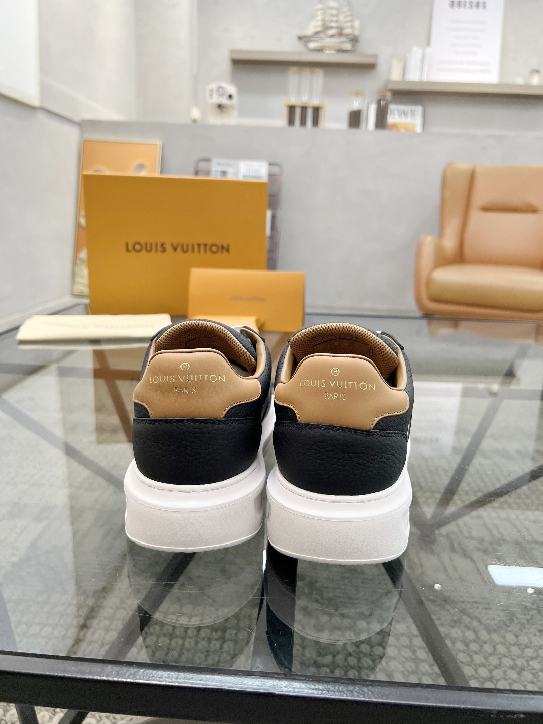 LV Style Leather Men's Shoes style reference detail image 7 from source 780779