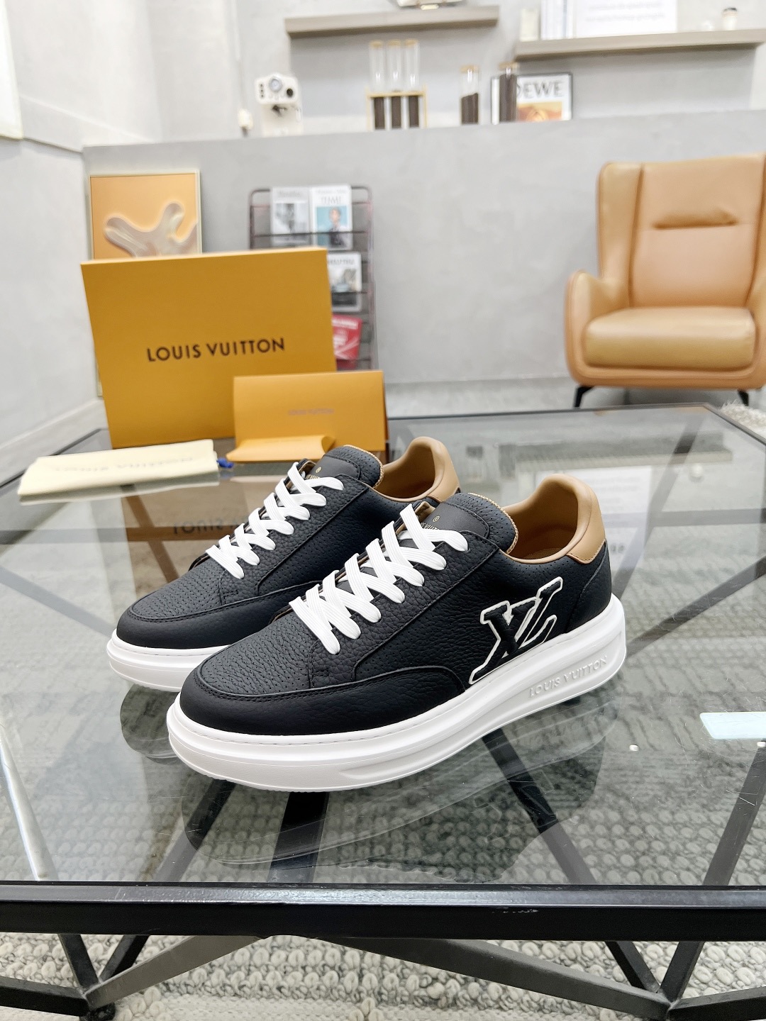 LV Style Leather Men's Shoes Lookbook Reference image 1