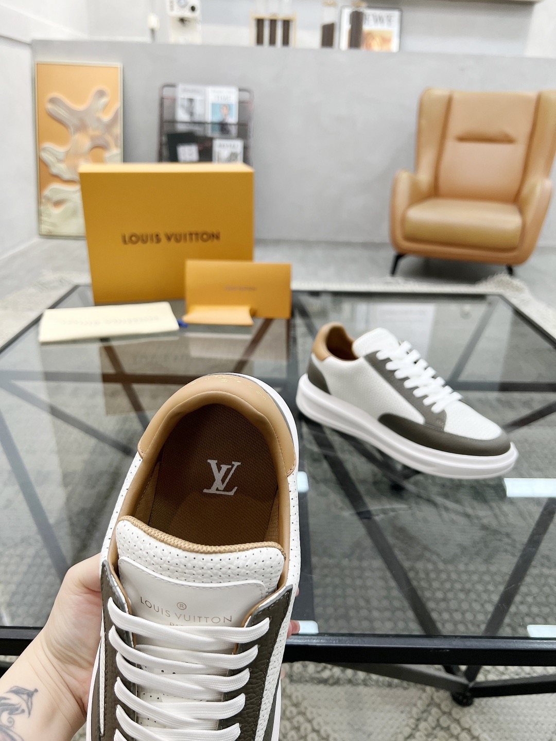 LV Style Leather Men's Shoes style reference detail image 7 from source 780780