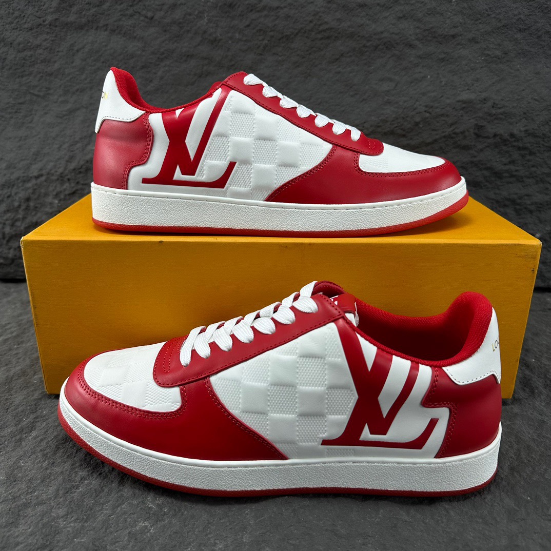 LV Style Leather Men's Shoes Lookbook Reference image 1