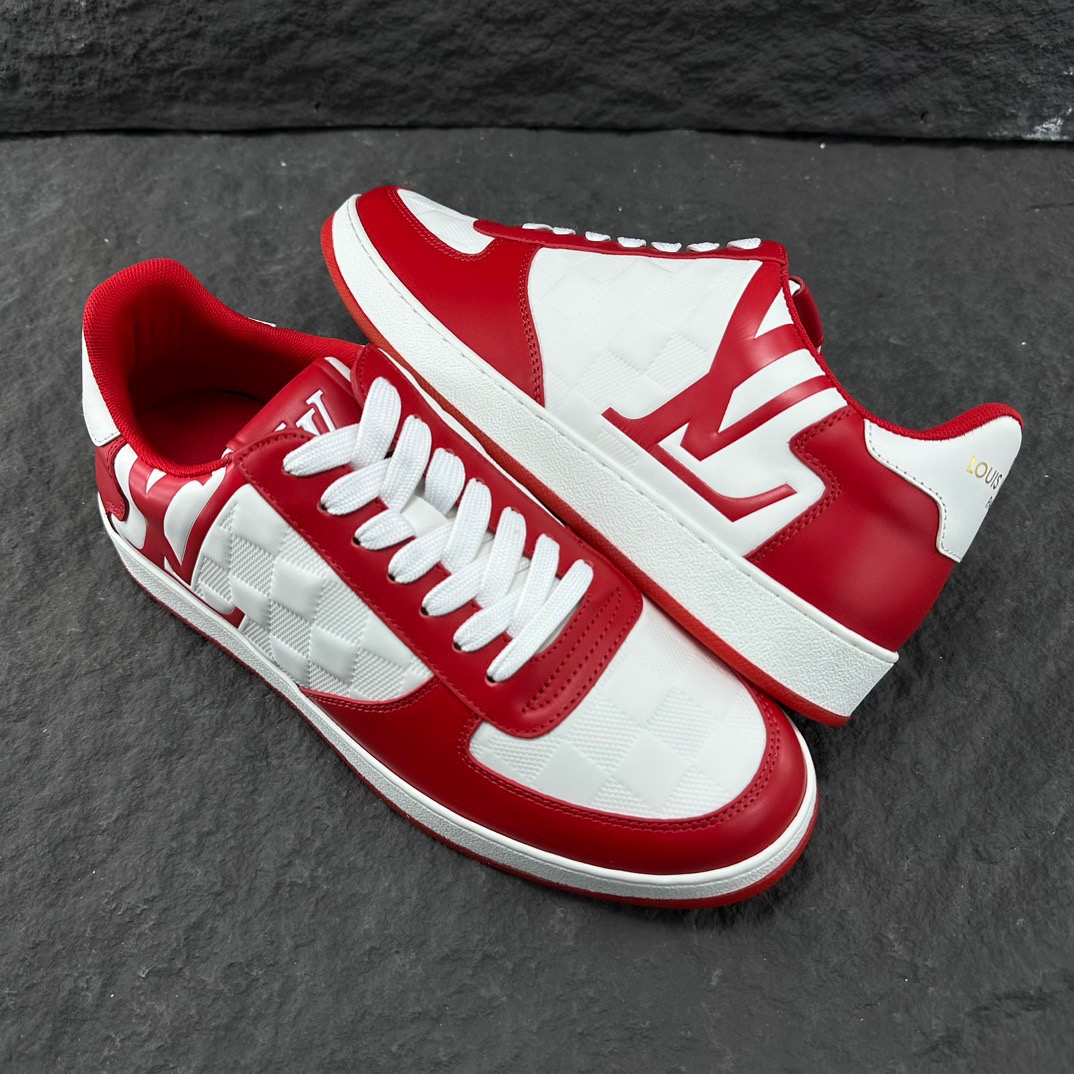 LV Style Leather Men's Shoes Lookbook Reference image 2