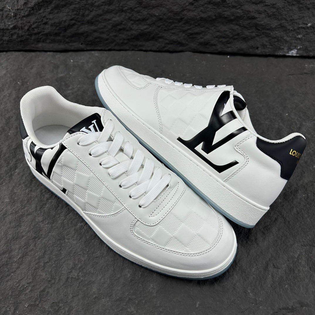 LV Style Leather Men's Shoes Lookbook Reference image 2
