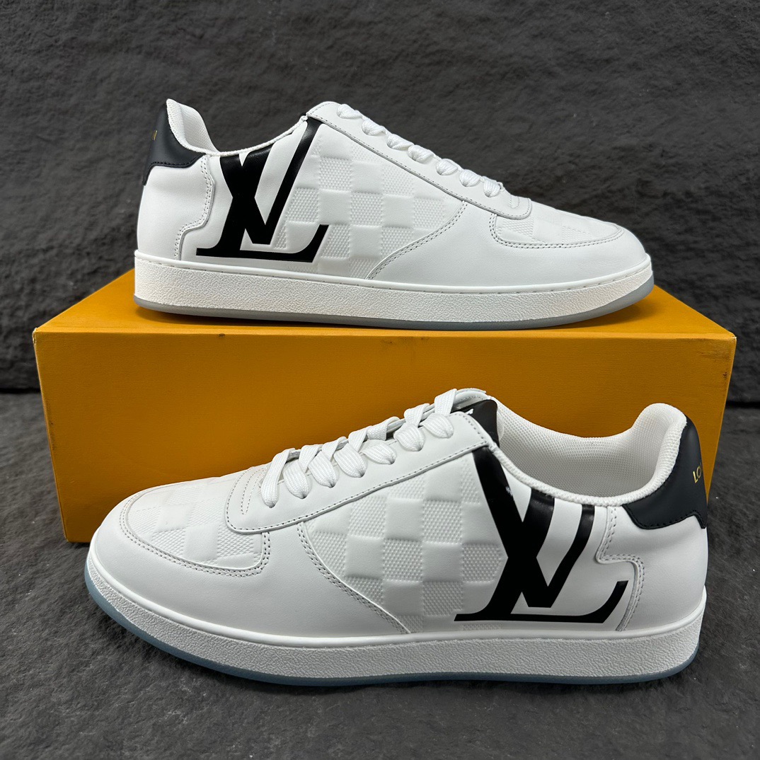 LV Style Leather Men's Shoes Lookbook Reference image 1