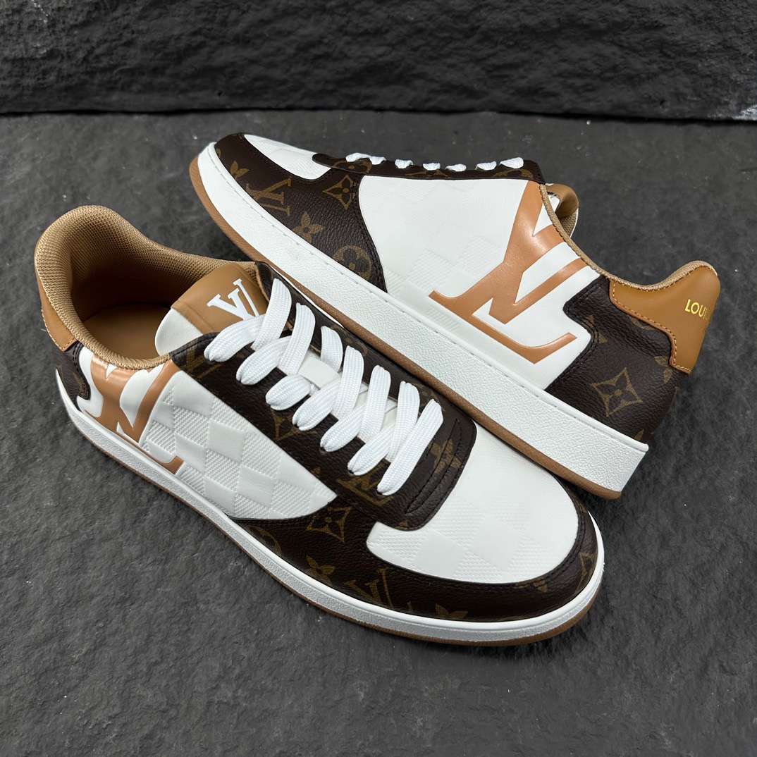 LV Style Leather Men's Shoes Lookbook Reference image 2