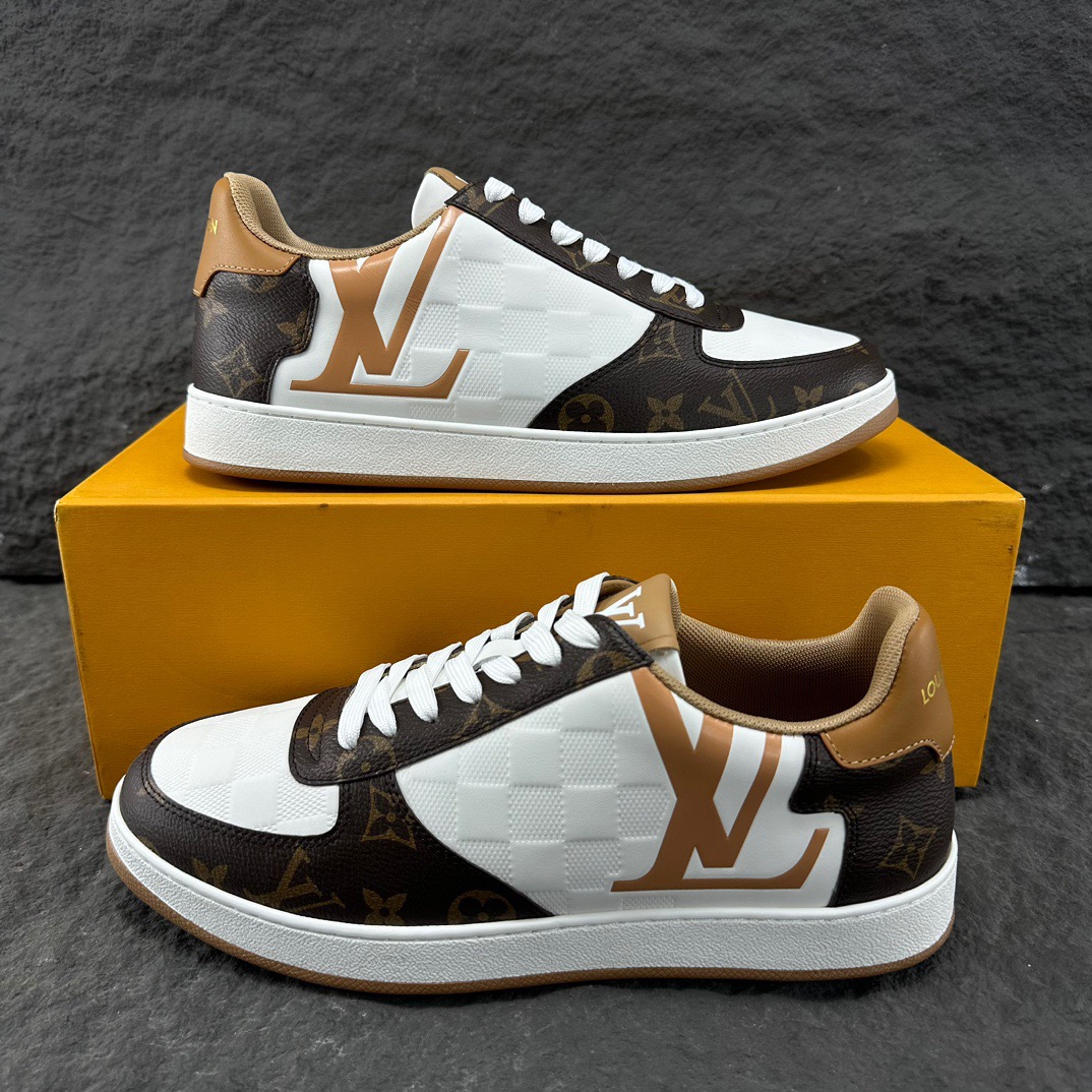 LV Style Leather Men's Shoes Lookbook Reference image 1