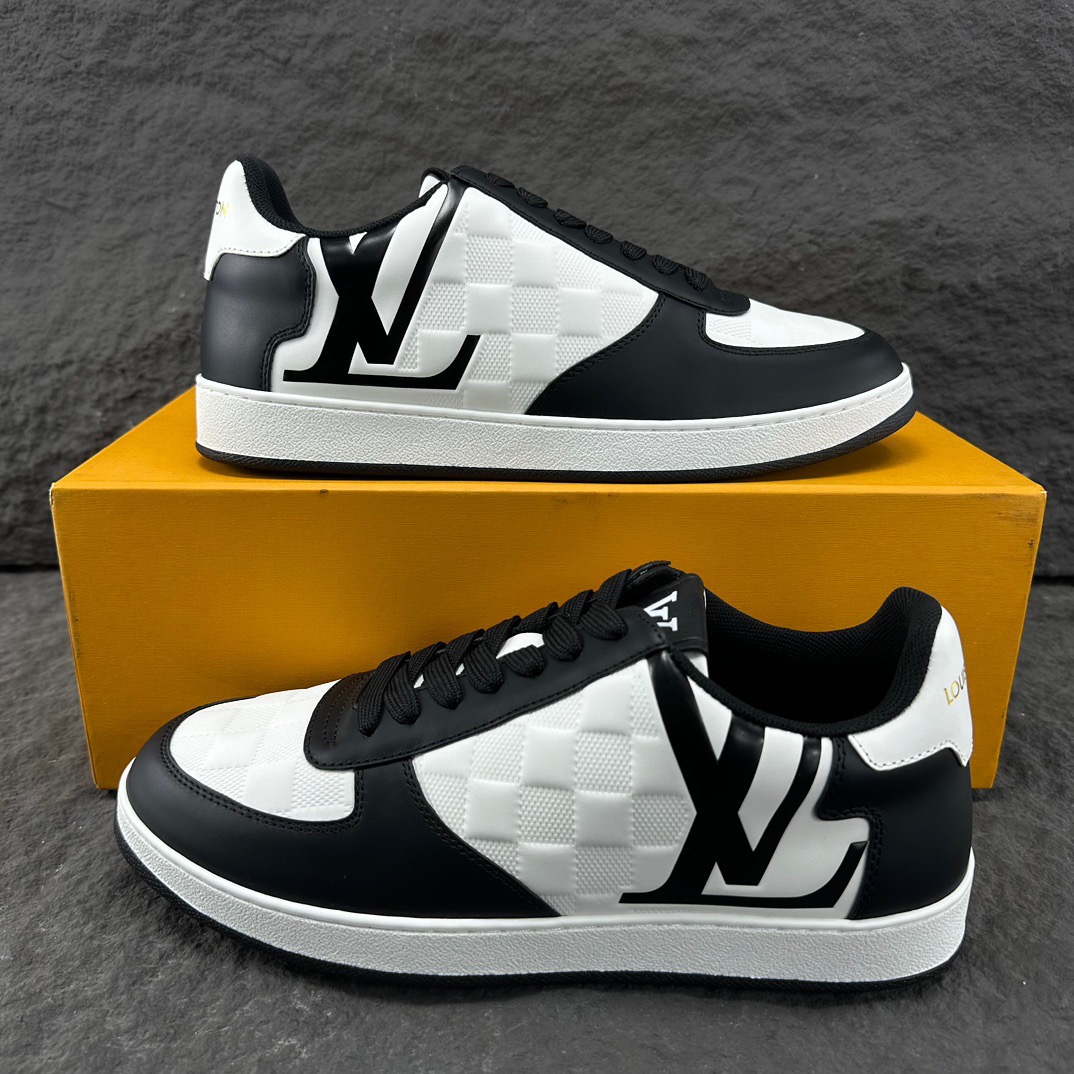 LV Style Leather Men's Shoes Lookbook Reference image 1