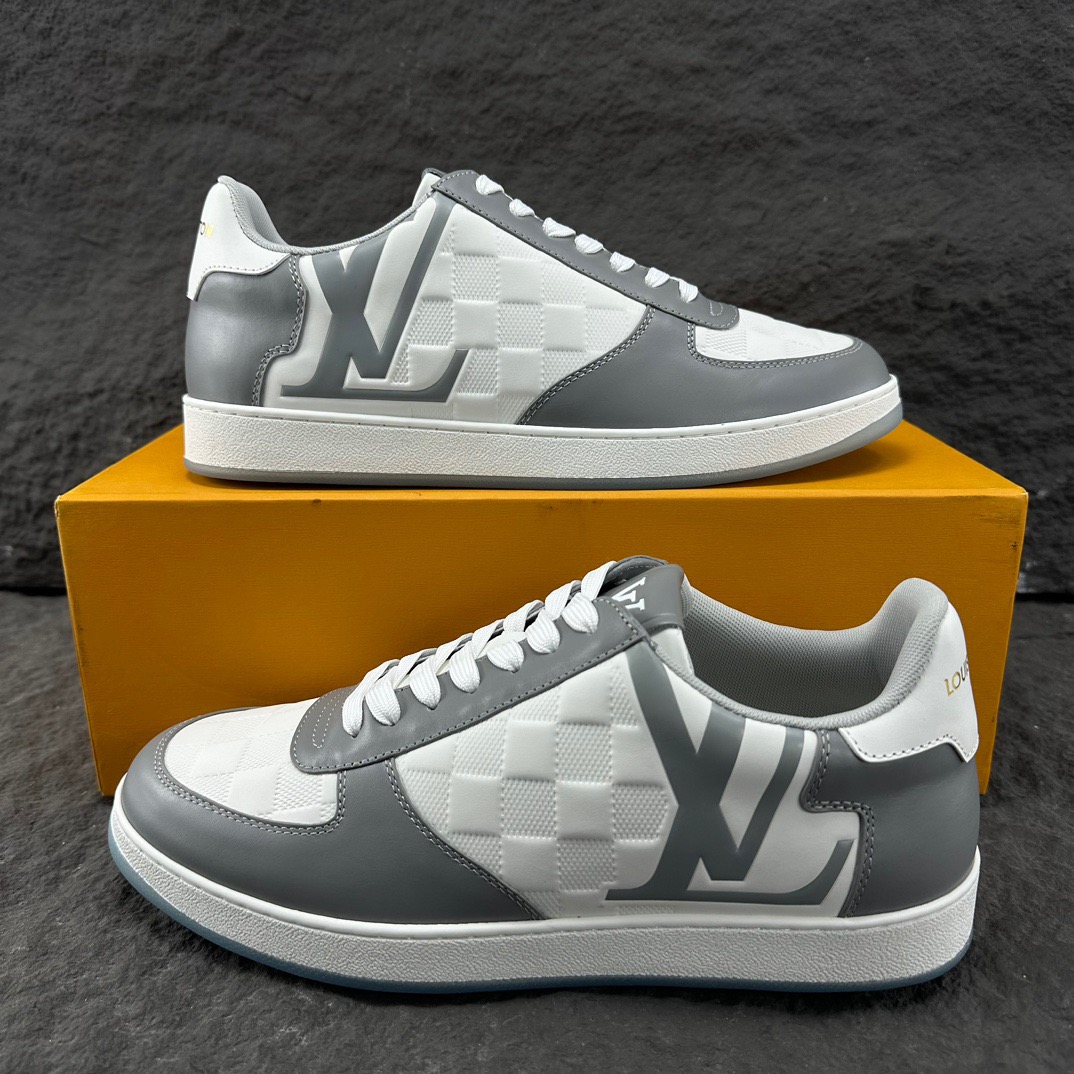 LV Style Leather Men's Shoes Lookbook Reference image 1