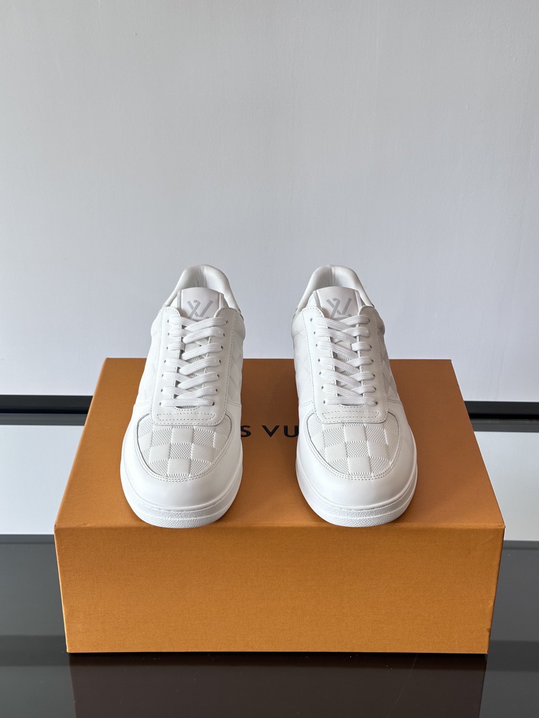 LV Style Leather Men's Shoes Lookbook Reference image 2