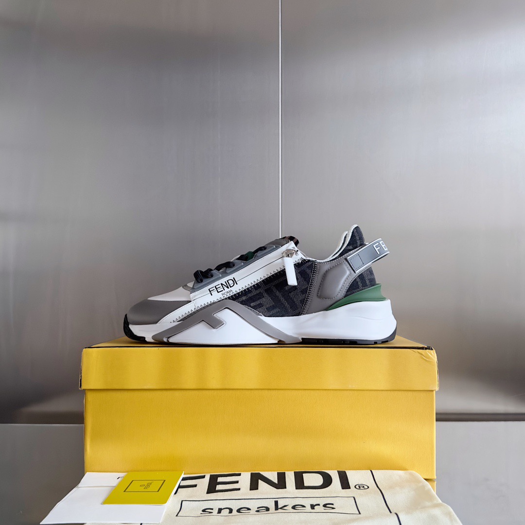 Fendi Style Black Leather Men's Shoes style reference detail image 5 from source 781753