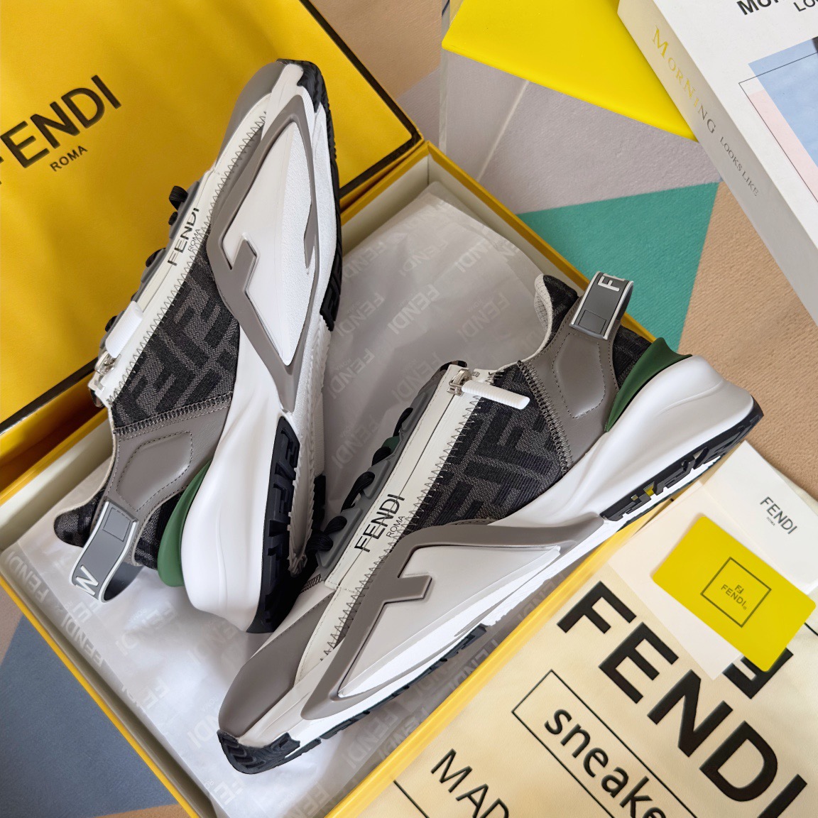 Fendi Style Black Leather Men's Shoes style reference detail image 6 from source 781753