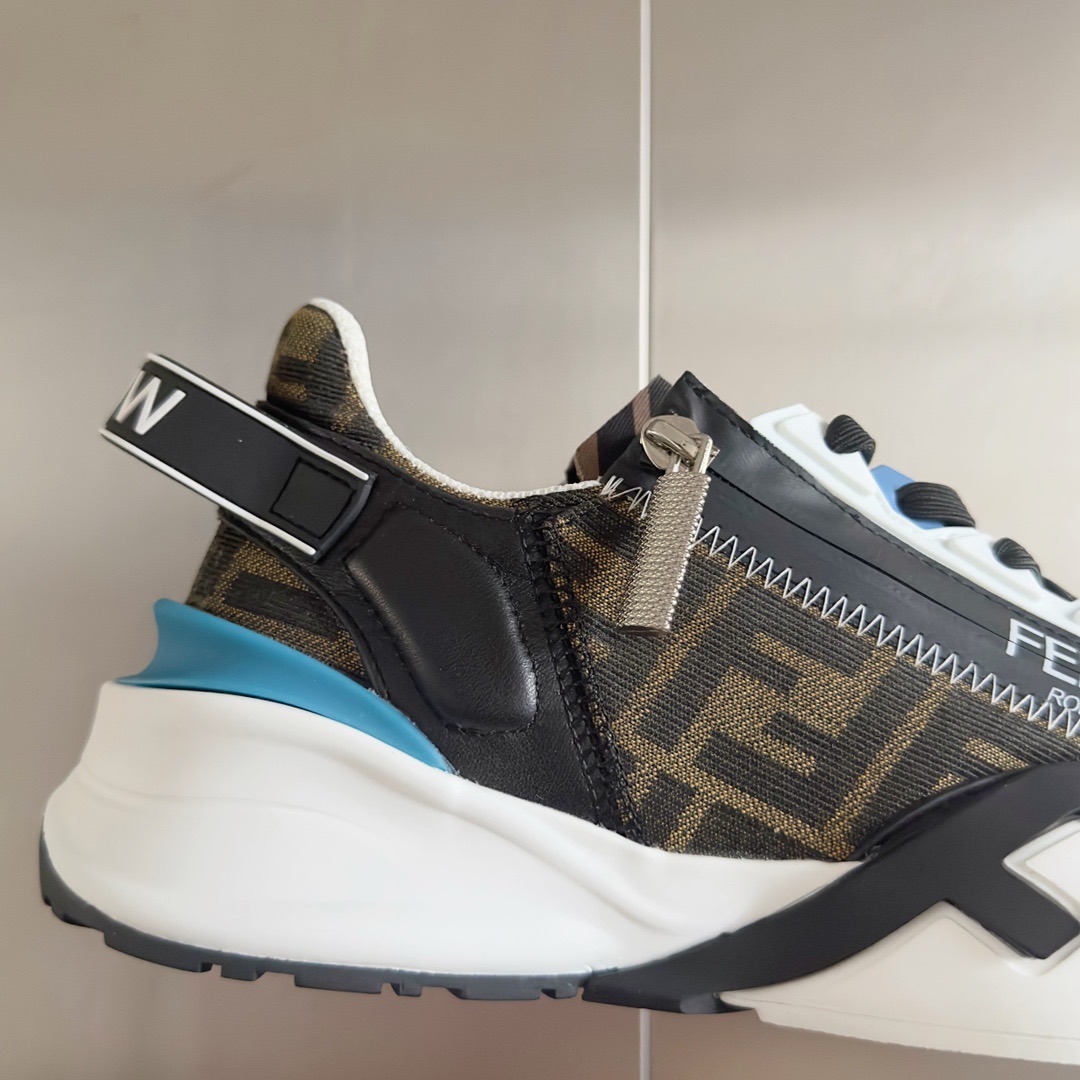 Fendi Style Black Leather Men's Shoes style reference detail image 8 from source 781748