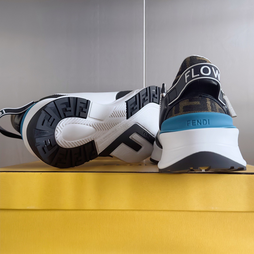 Fendi Style Black Leather Men's Shoes style reference detail image 9 from source 781748