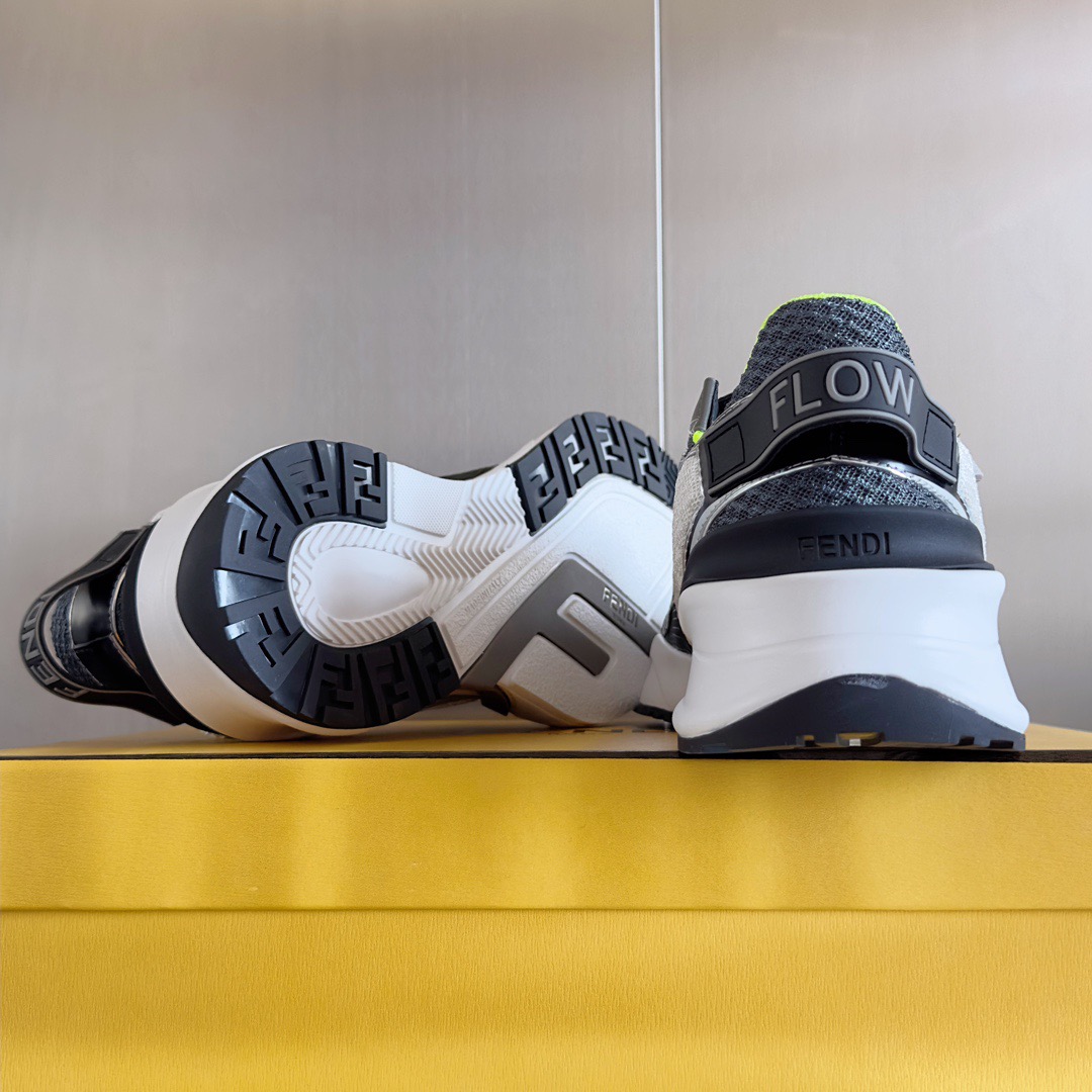 Fendi Style Black Leather Men's Shoes style reference detail image 9 from source 781745