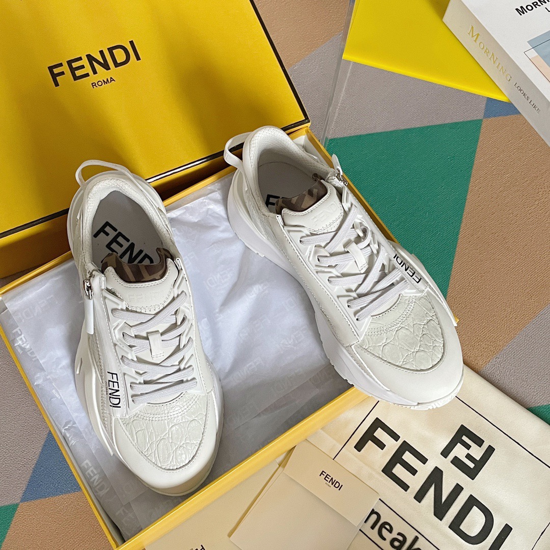 Fendi Style Black Leather Men's Shoes Lookbook Reference image 1