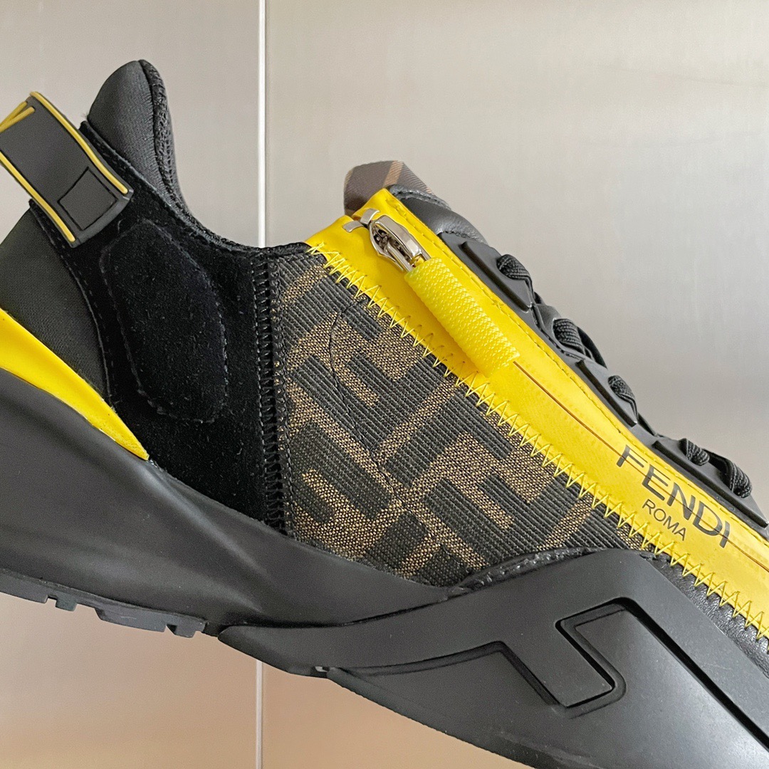 Fendi Style Black Leather Men's Shoes style reference detail image 8 from source 781761