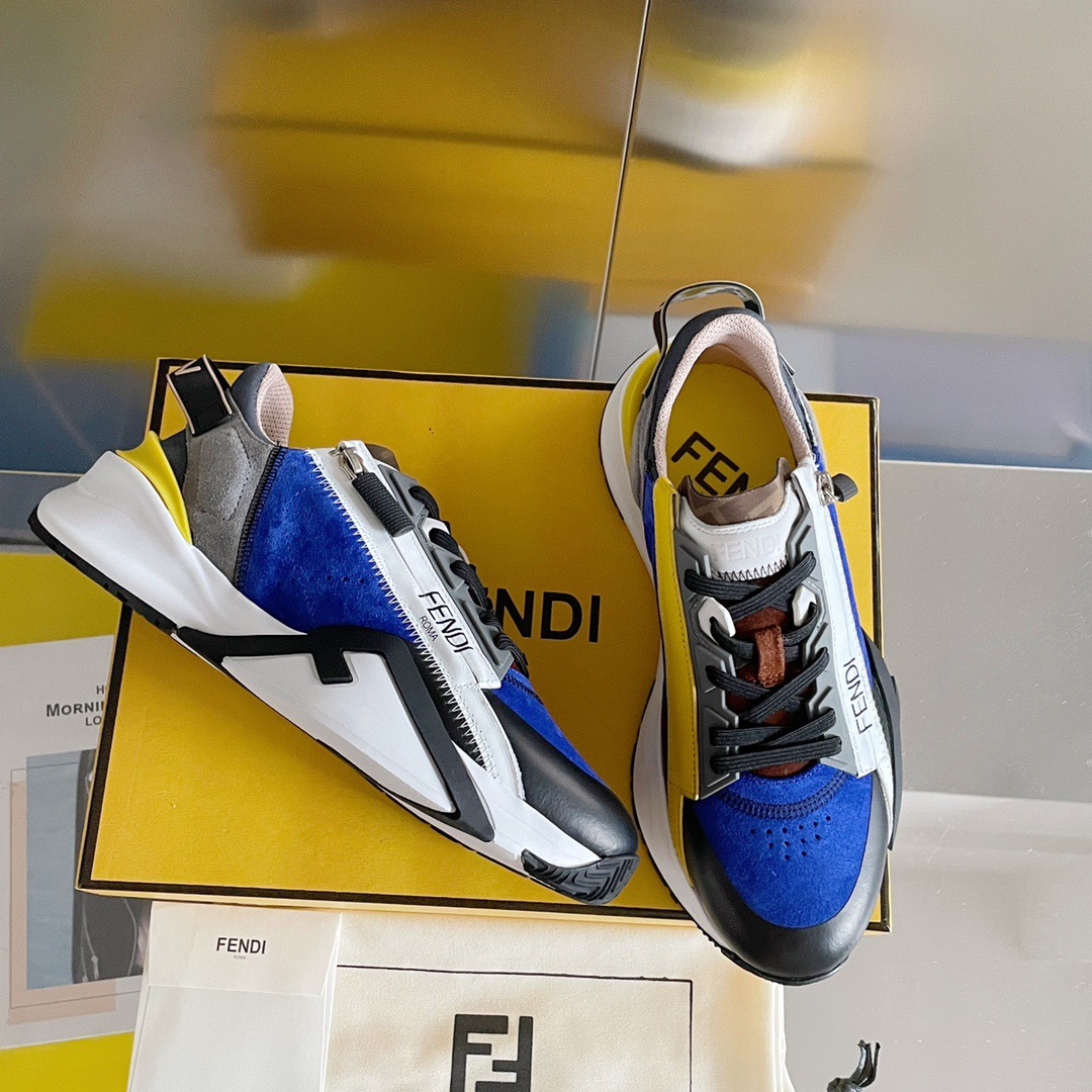Fendi Style Black Leather Men's Shoes Lookbook Reference image 2