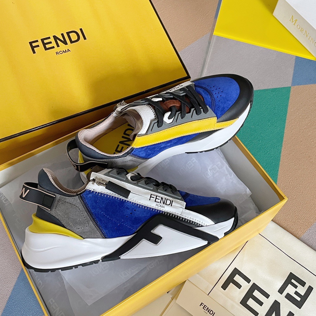 Fendi Style Black Leather Men's Shoes style reference detail image 4 from source 781767