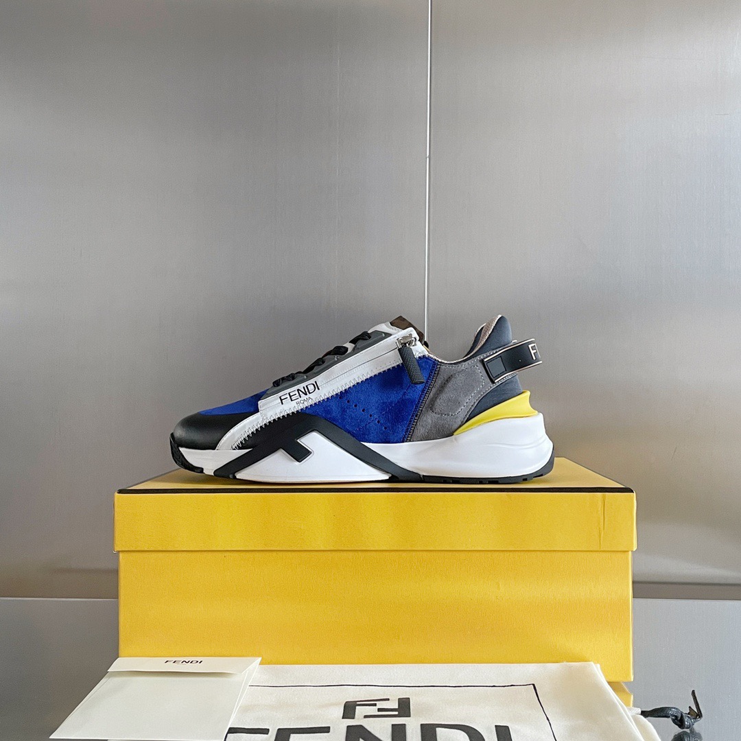 Fendi Style Black Leather Men's Shoes style reference detail image 5 from source 781767