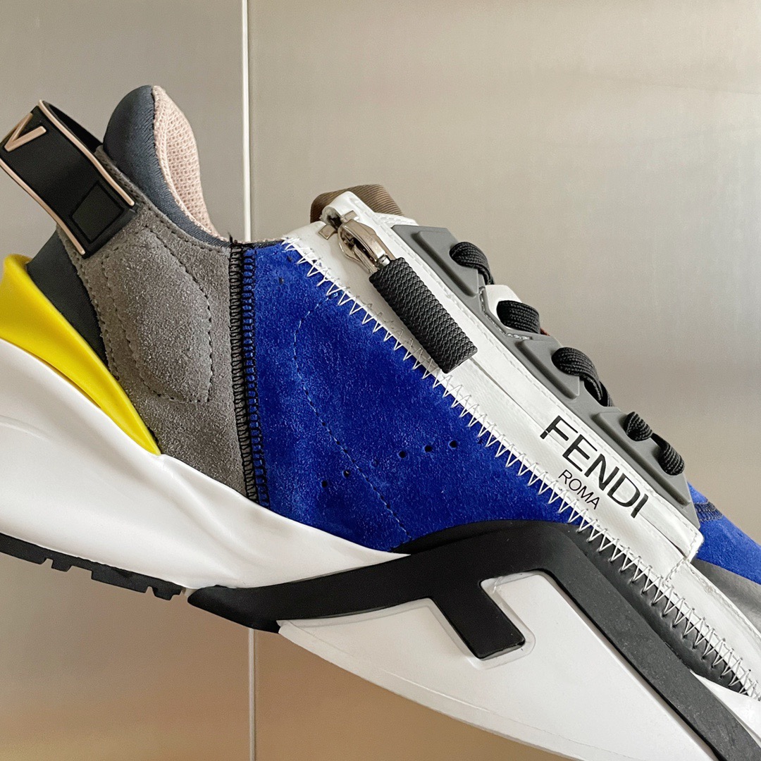 Fendi Style Black Leather Men's Shoes style reference detail image 8 from source 781767