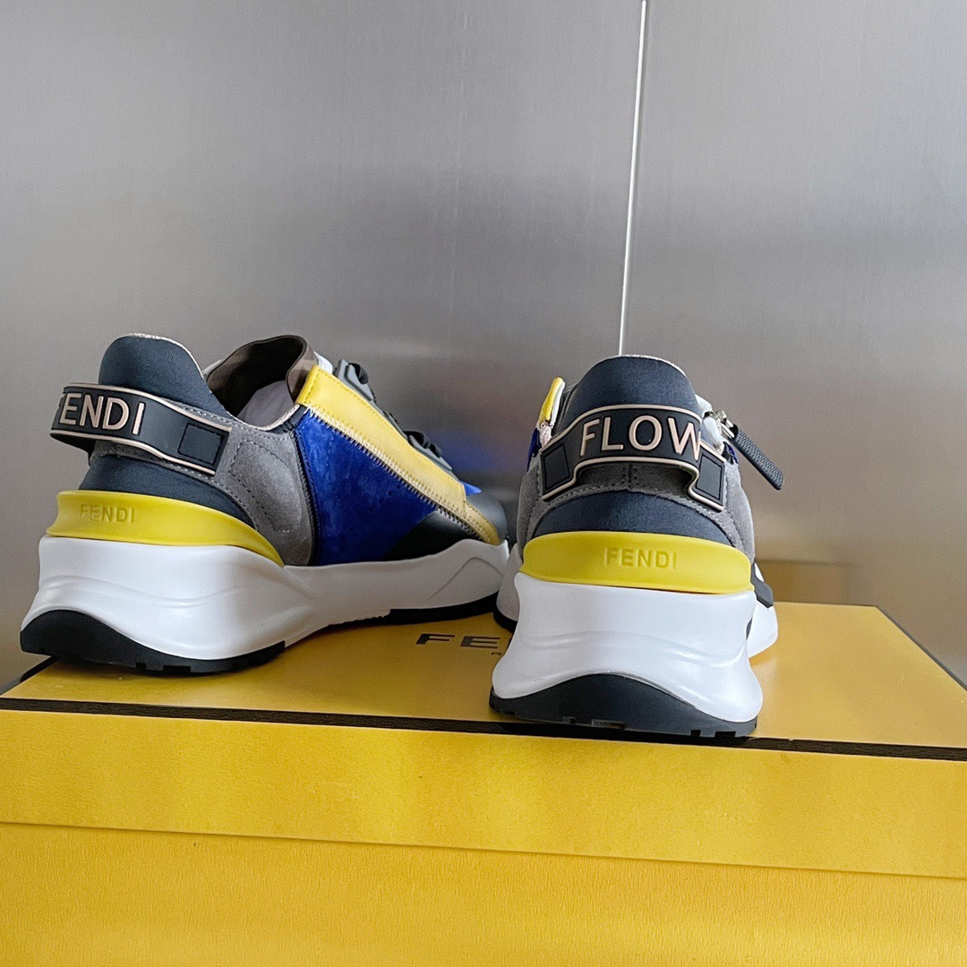 Fendi Style Black Leather Men's Shoes style reference detail image 9 from source 781767
