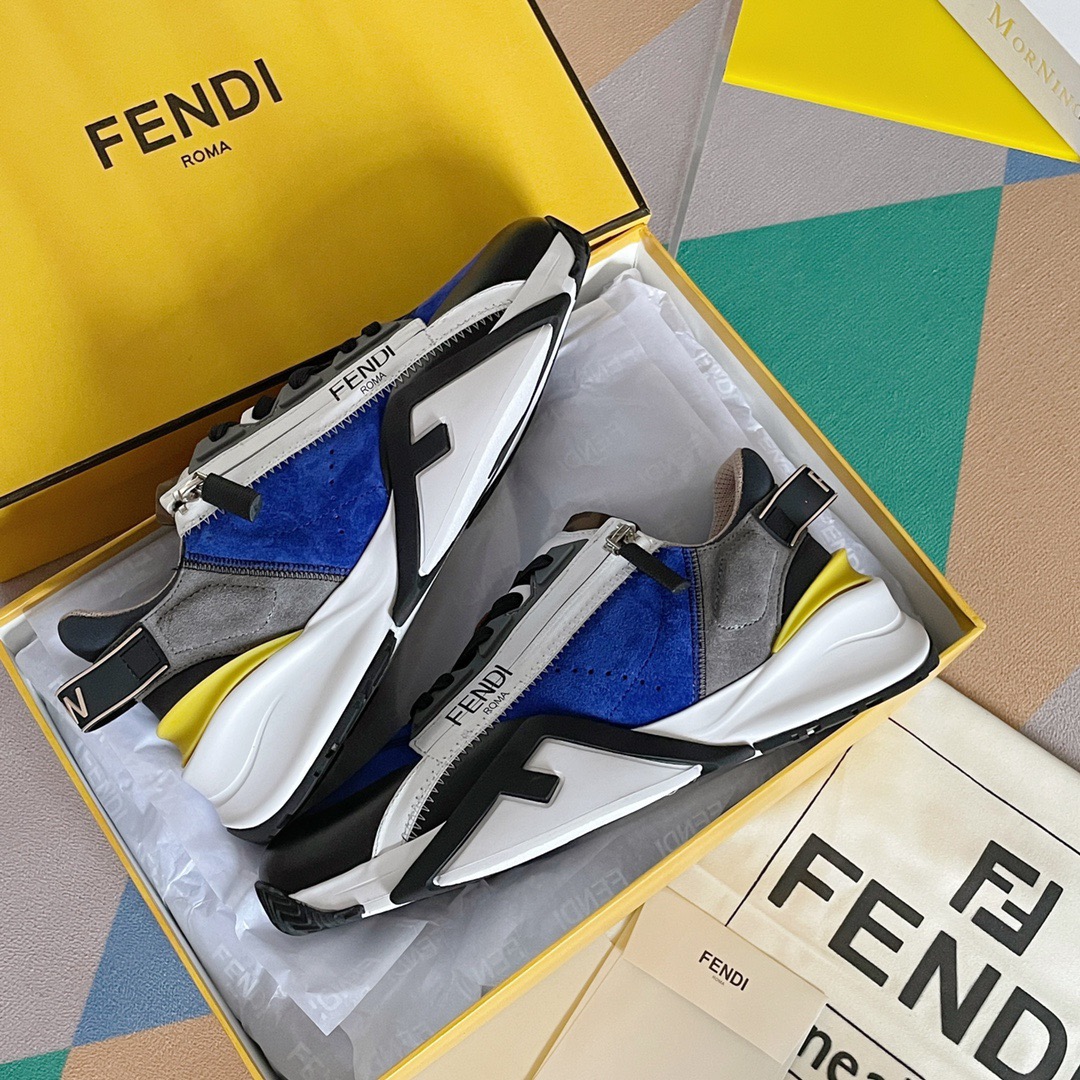 Fendi Style Black Leather Men's Shoes style reference detail image 6 from source 781767