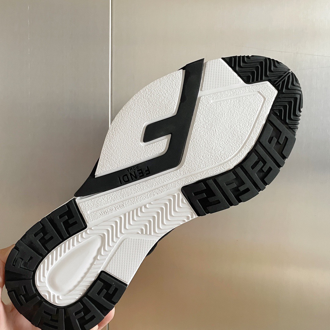 Fendi Style Black Leather Men's Shoes style reference detail image 9 from source 781754