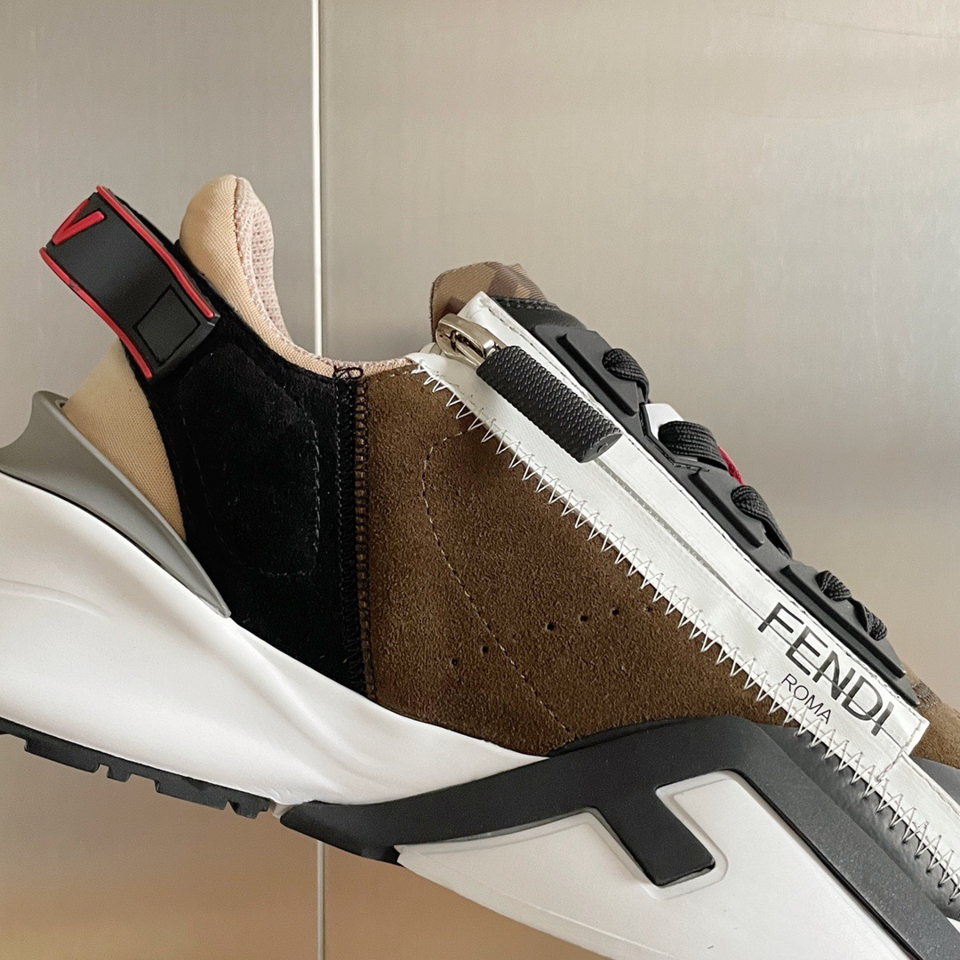 Fendi Style Black Leather Men's Shoes style reference detail image 8 from source 781739