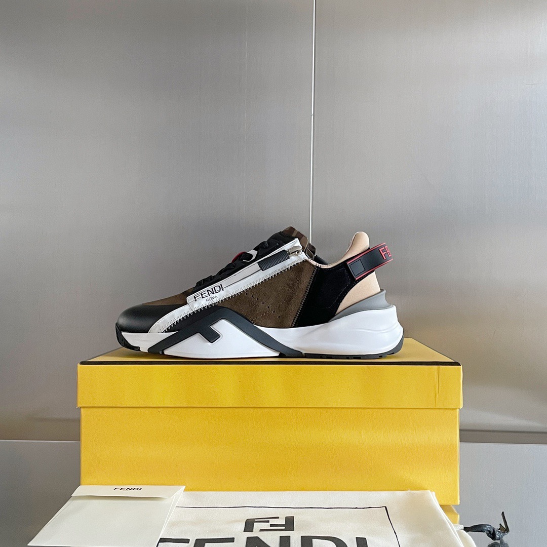 Fendi Style Black Leather Men's Shoes style reference detail image 5 from source 781739