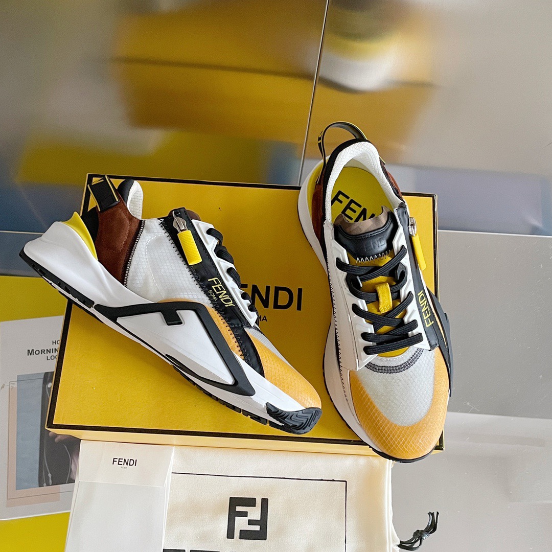 Fendi Style Black Leather Men's Shoes Lookbook Reference image 2