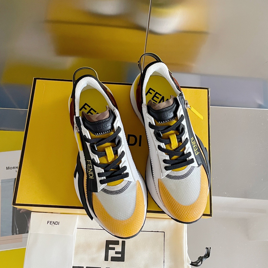 Fendi Style Black Leather Men's Shoes style reference detail image 7 from source 781765
