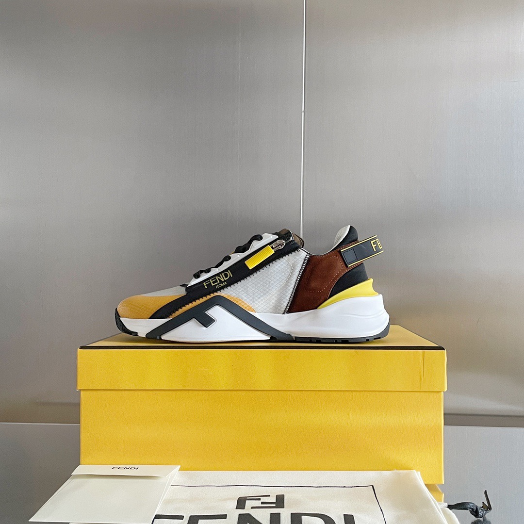 Fendi Style Black Leather Men's Shoes style reference detail image 5 from source 781765
