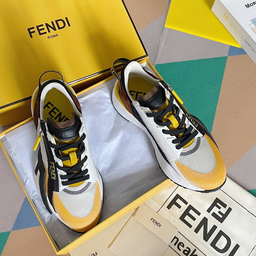 Fendi Style Black Leather Men's Shoes Lookbook Reference image 1