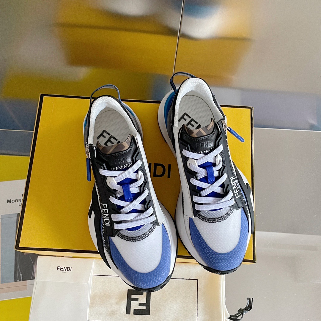 Fendi Style Black Leather Men's Shoes style reference detail image 7 from source 781766