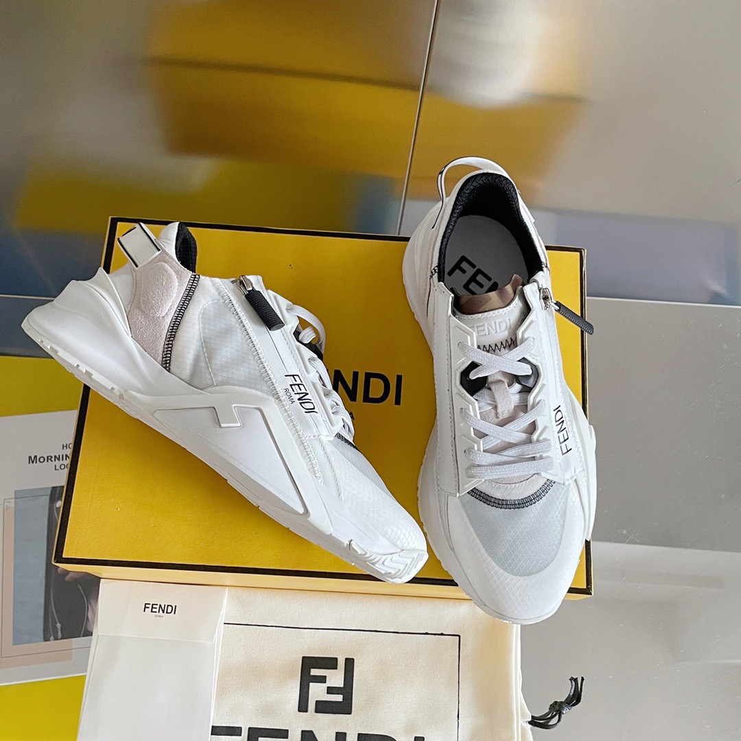 Fendi Style Black Leather Men's Shoes Lookbook Reference image 2