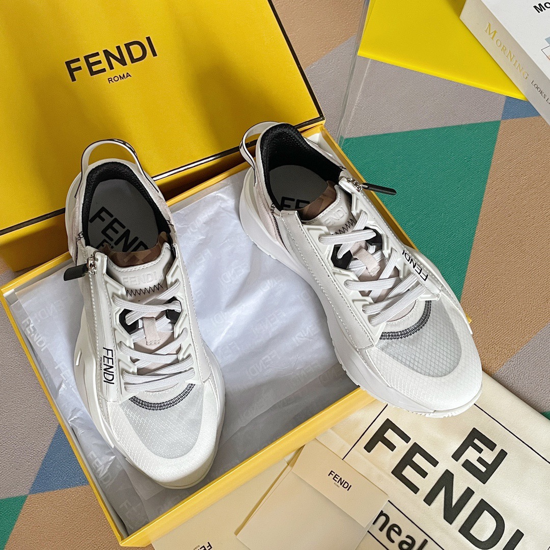 Fendi Style Black Leather Men's Shoes Lookbook Reference image 1
