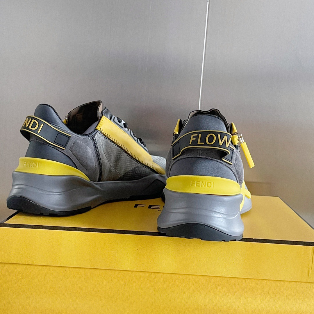 Fendi Style Black Leather Men's Shoes style reference detail image 9 from source 781750