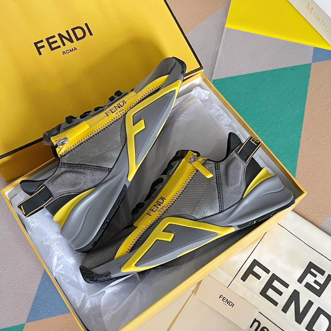 Fendi Style Black Leather Men's Shoes style reference detail image 6 from source 781750