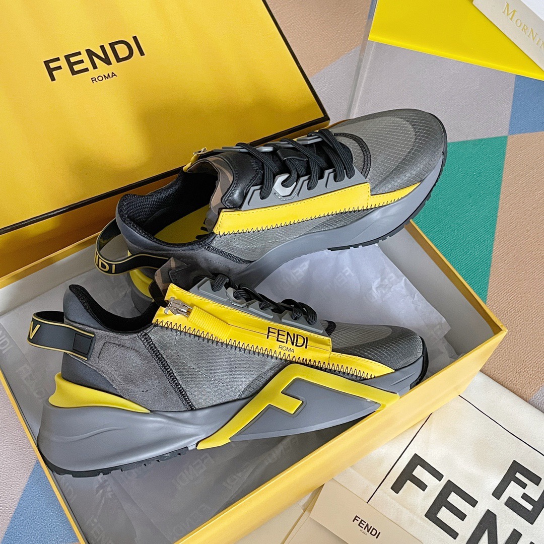 Fendi Style Black Leather Men's Shoes style reference detail image 4 from source 781750