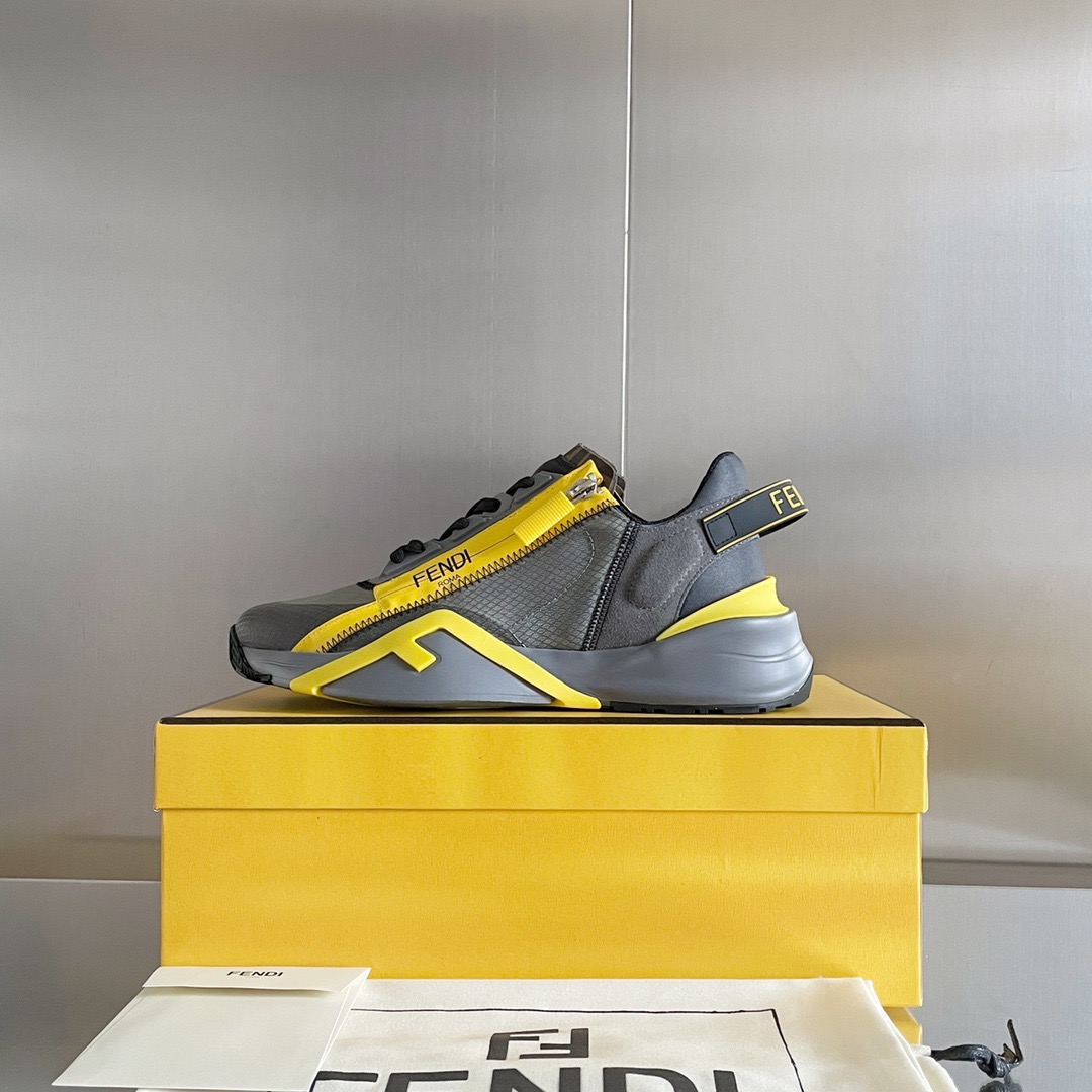 Fendi Style Black Leather Men's Shoes style reference detail image 5 from source 781750
