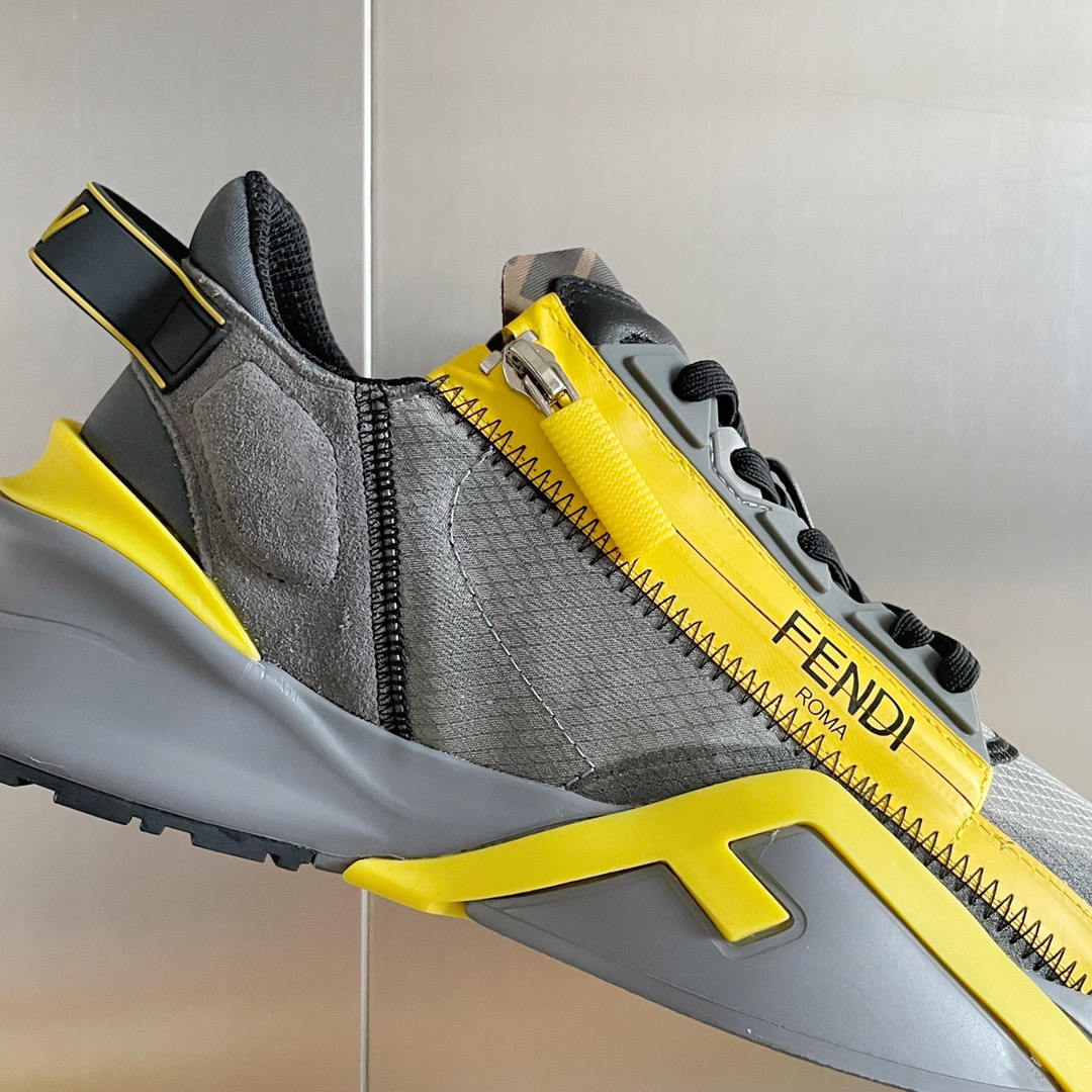 Fendi Style Black Leather Men's Shoes style reference detail image 8 from source 781750