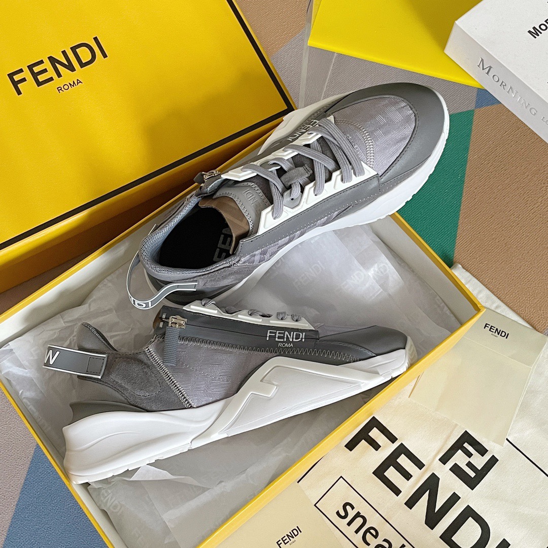 Fendi Style Black Leather Men's Shoes style reference detail image 4 from source 781762