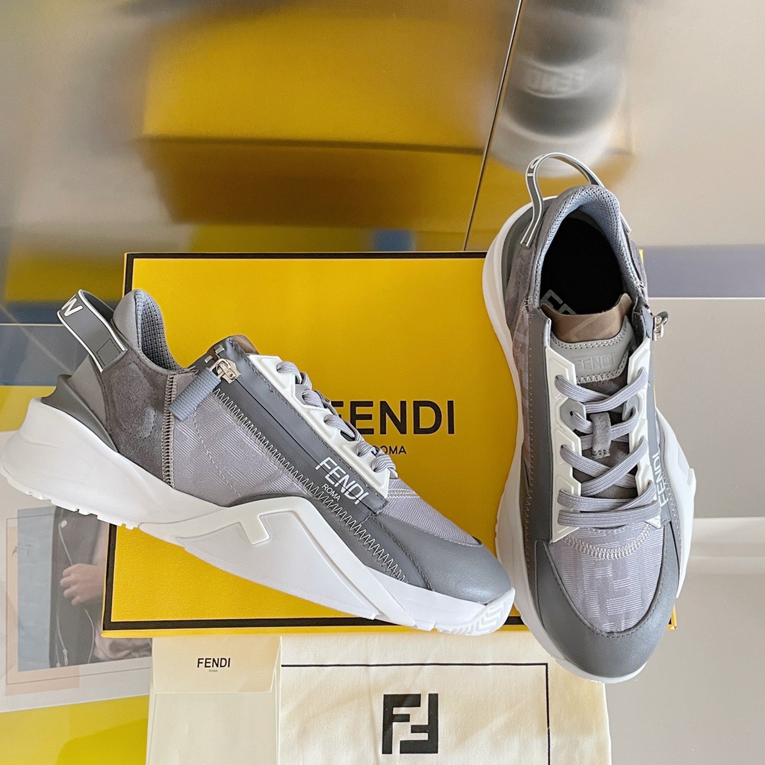 Fendi Style Black Leather Men's Shoes Lookbook Reference image 2