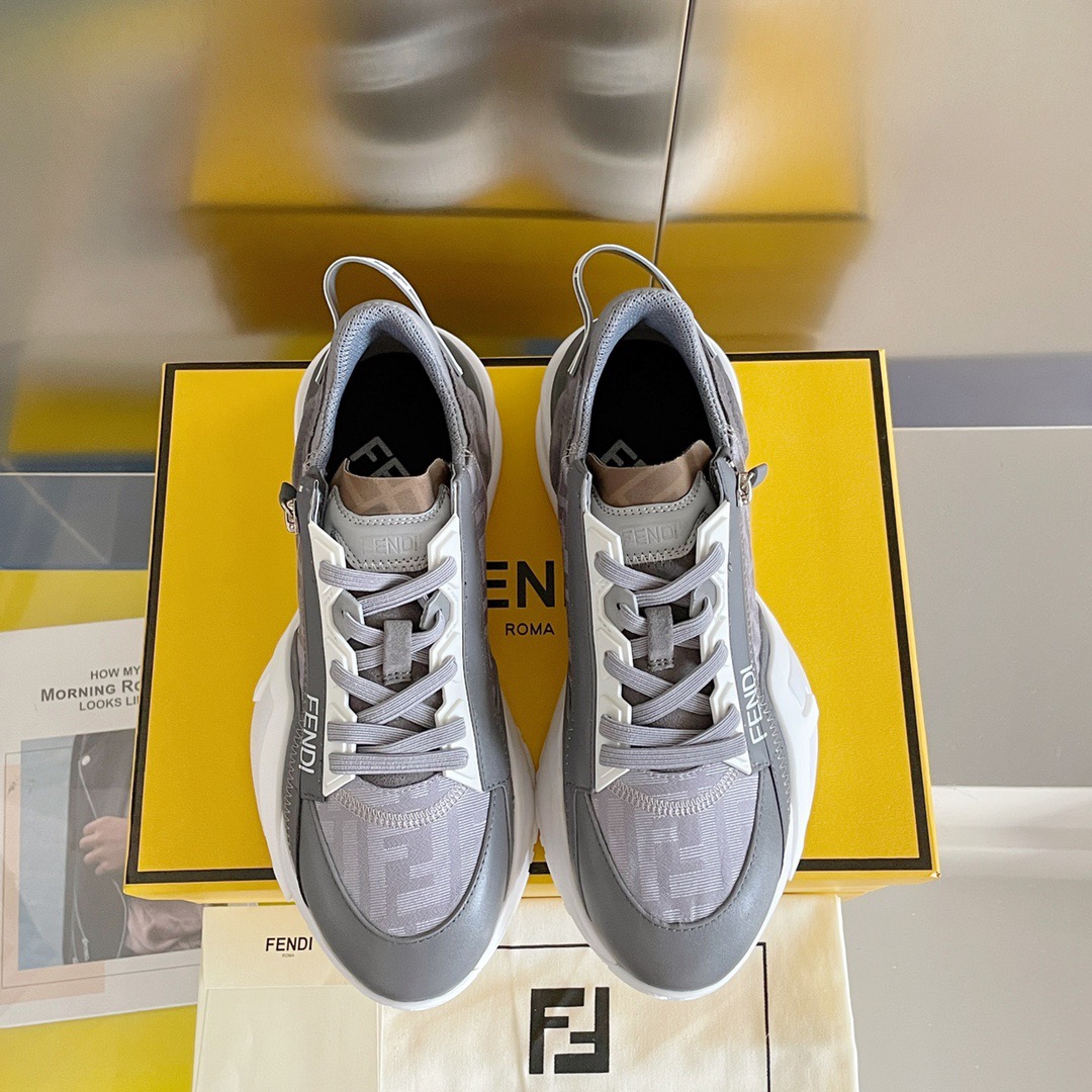 Fendi Style Black Leather Men's Shoes style reference detail image 7 from source 781762