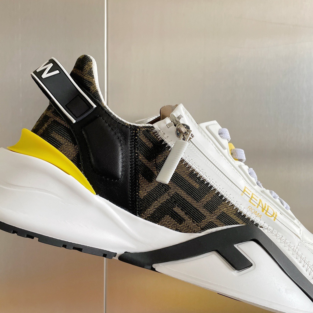 Fendi Style Black Leather Men's Shoes style reference detail image 8 from source 781744