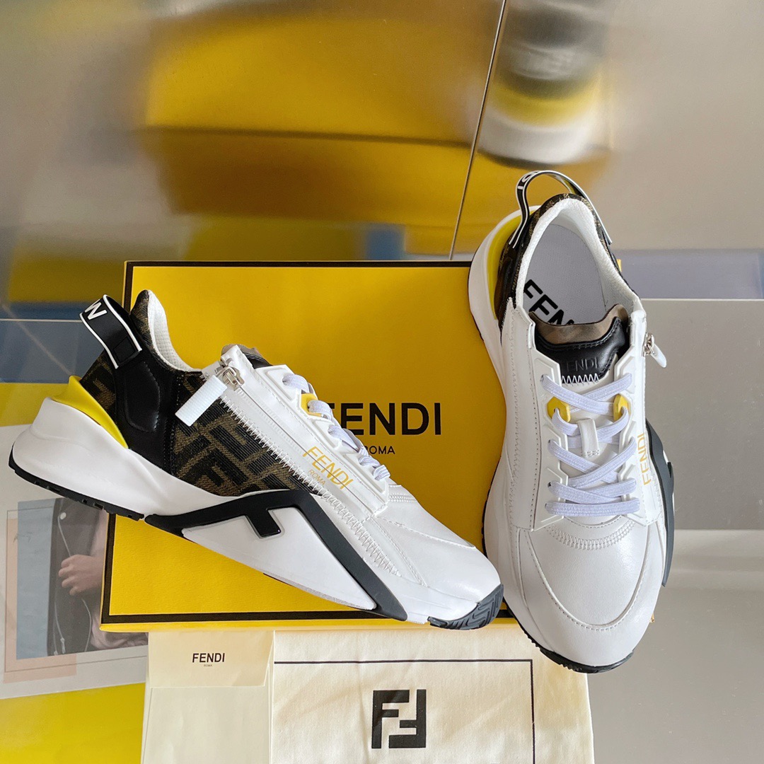 Fendi Style Black Leather Men's Shoes Lookbook Reference image 2