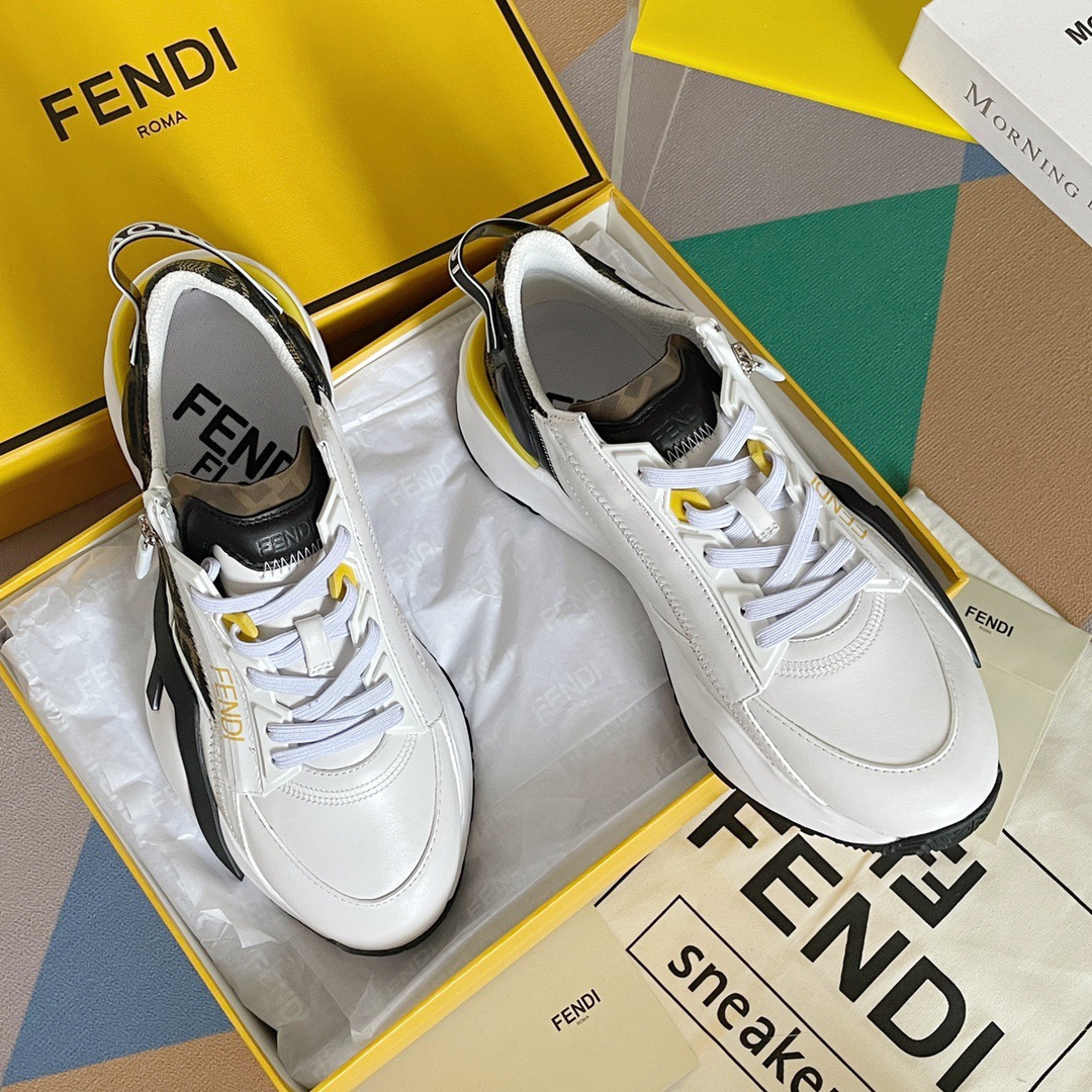 Fendi Style Black Leather Men's Shoes Lookbook Reference image 1