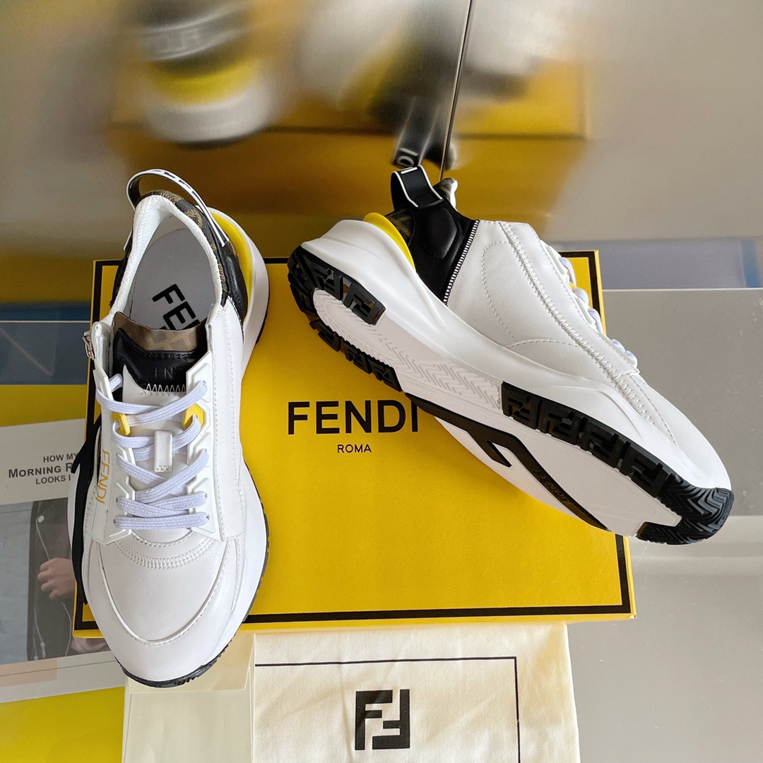 Fendi Style Black Leather Men's Shoes style reference detail image 3 from source 781744