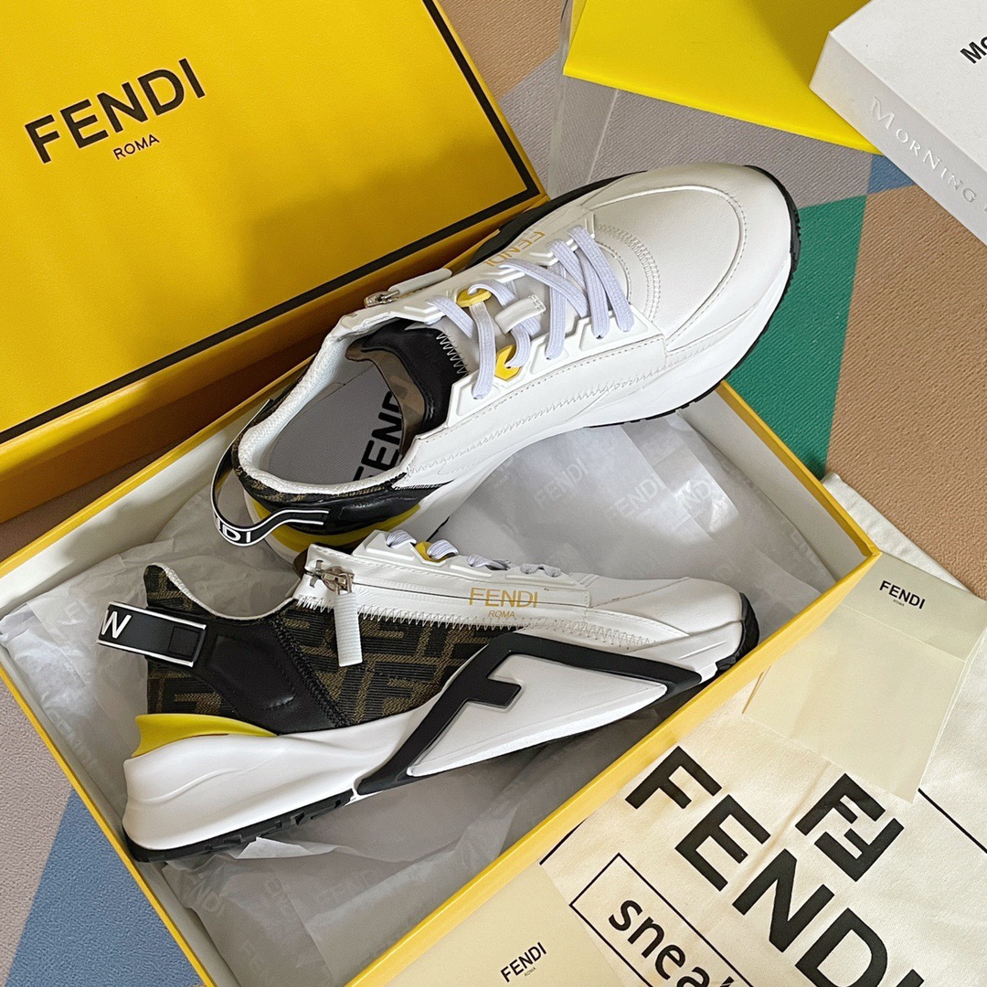 Fendi Style Black Leather Men's Shoes style reference detail image 4 from source 781744