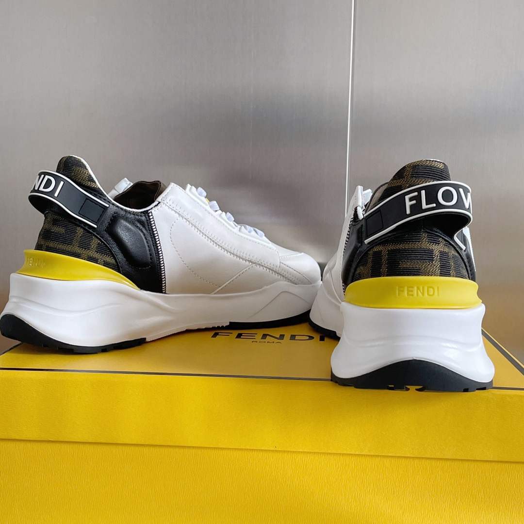 Fendi Style Black Leather Men's Shoes style reference detail image 9 from source 781744