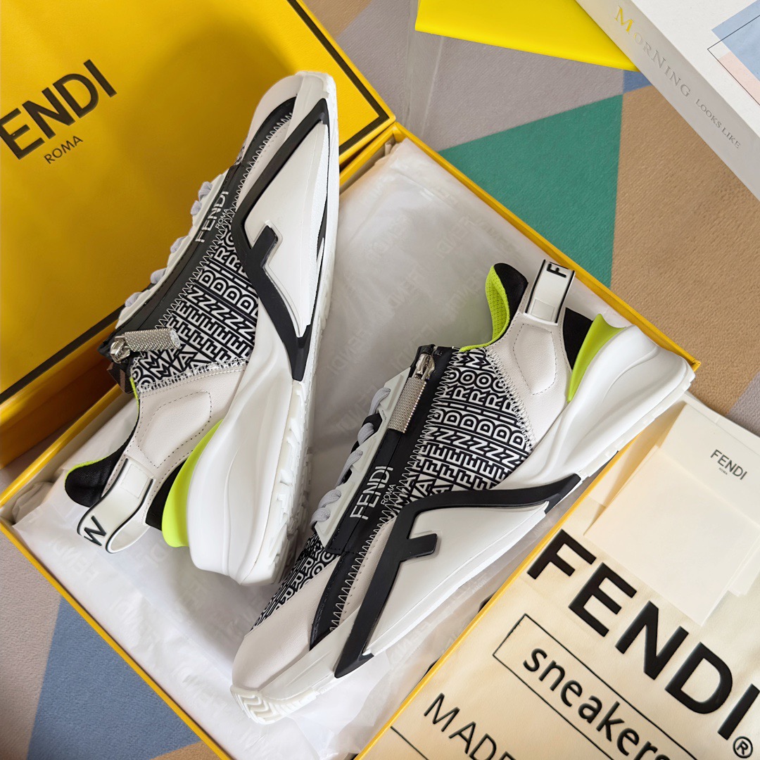 Fendi Style Black Leather Men's Shoes style reference detail image 6 from source 781743